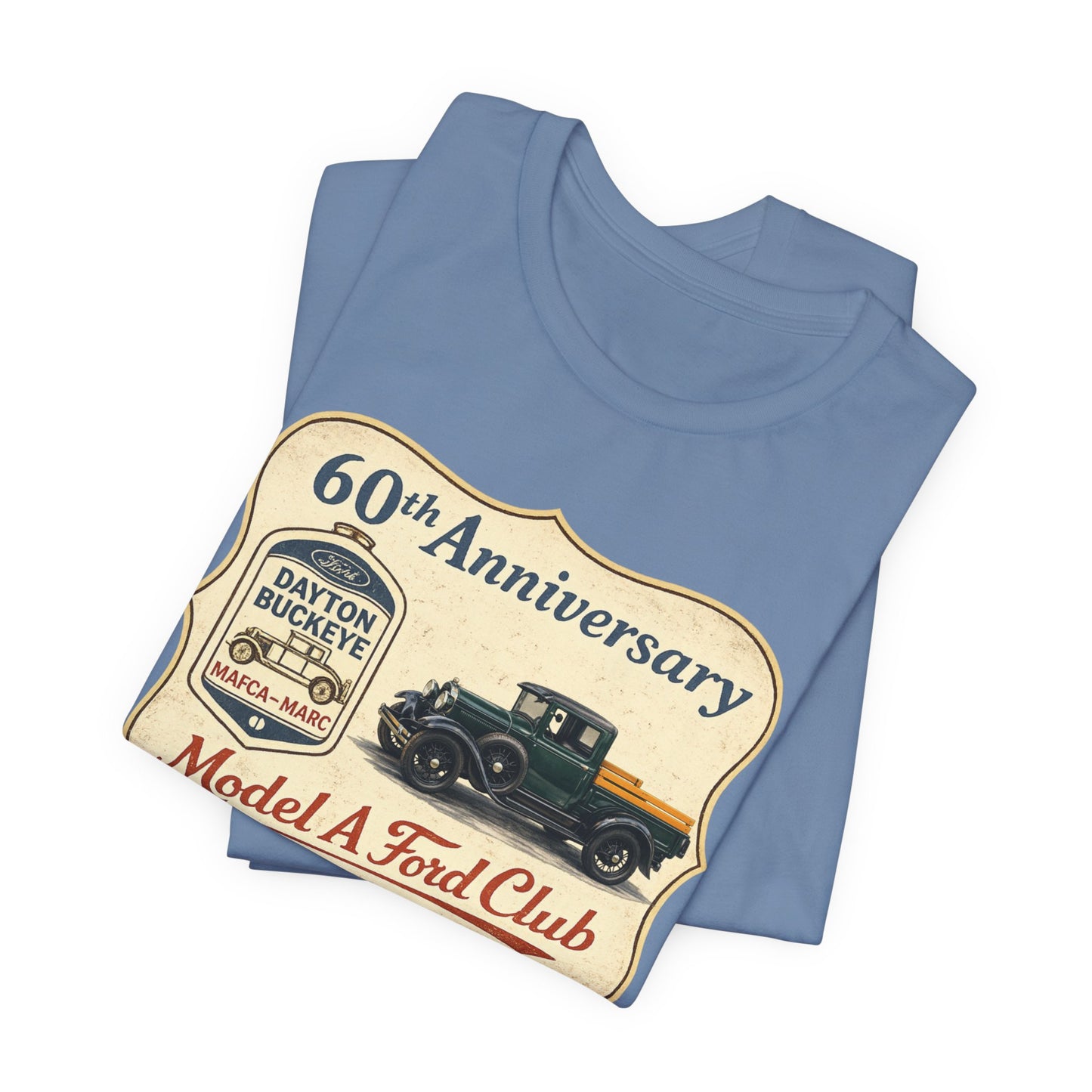 Dayton Buckeye Model A Ford Club 60th Anniversary Tee — Pickup (KS)