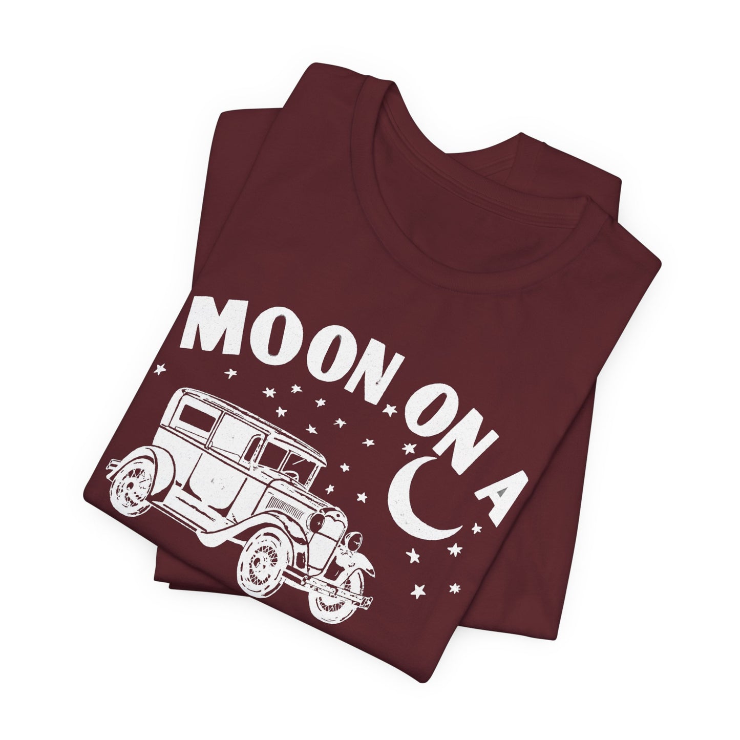 Moon On A Tee Graphic T-Shirt (Model A Club Everett WA)