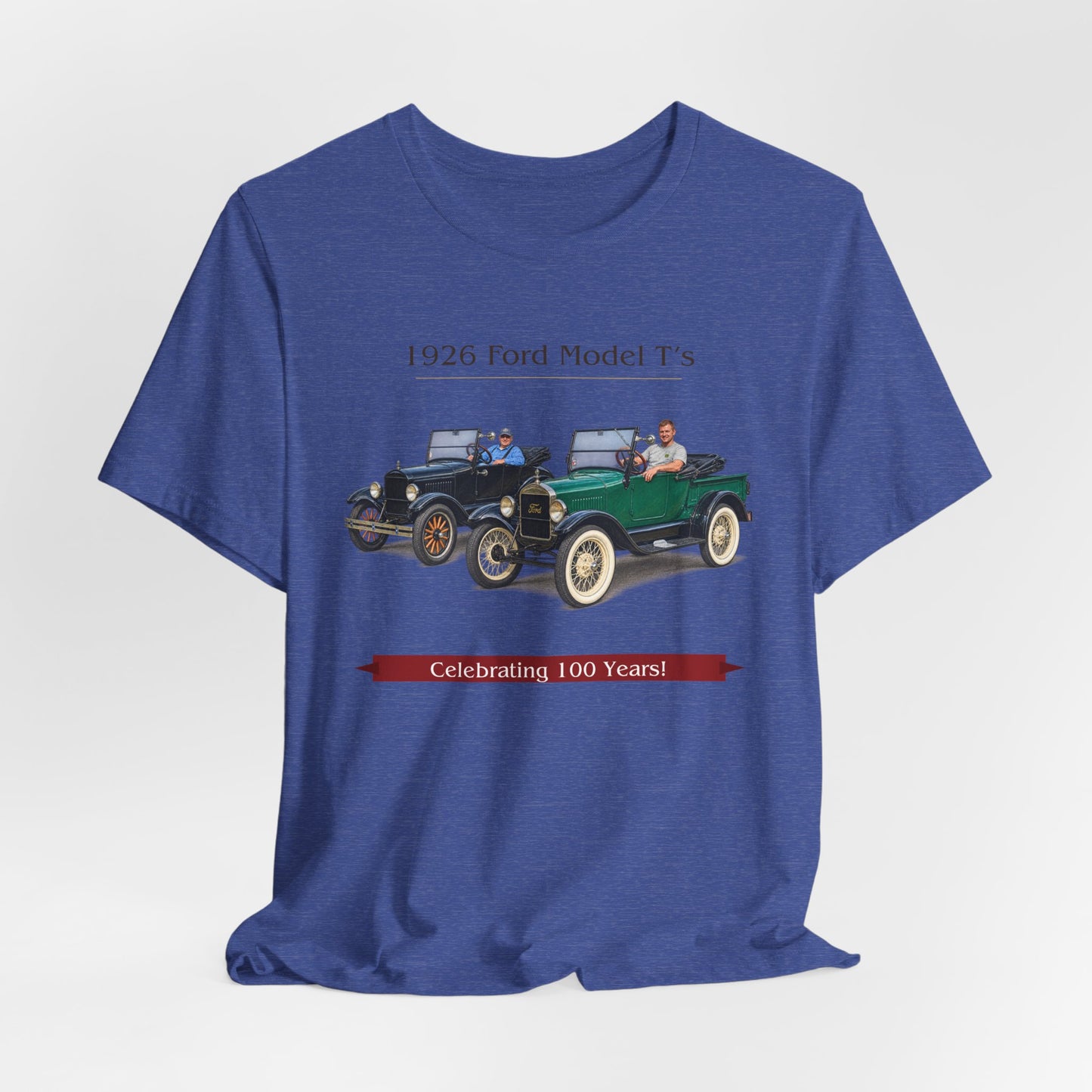 1926 Ford Model T's Tee — Celebrating 100 Years Vintage Car T-Shirt (JoeS)