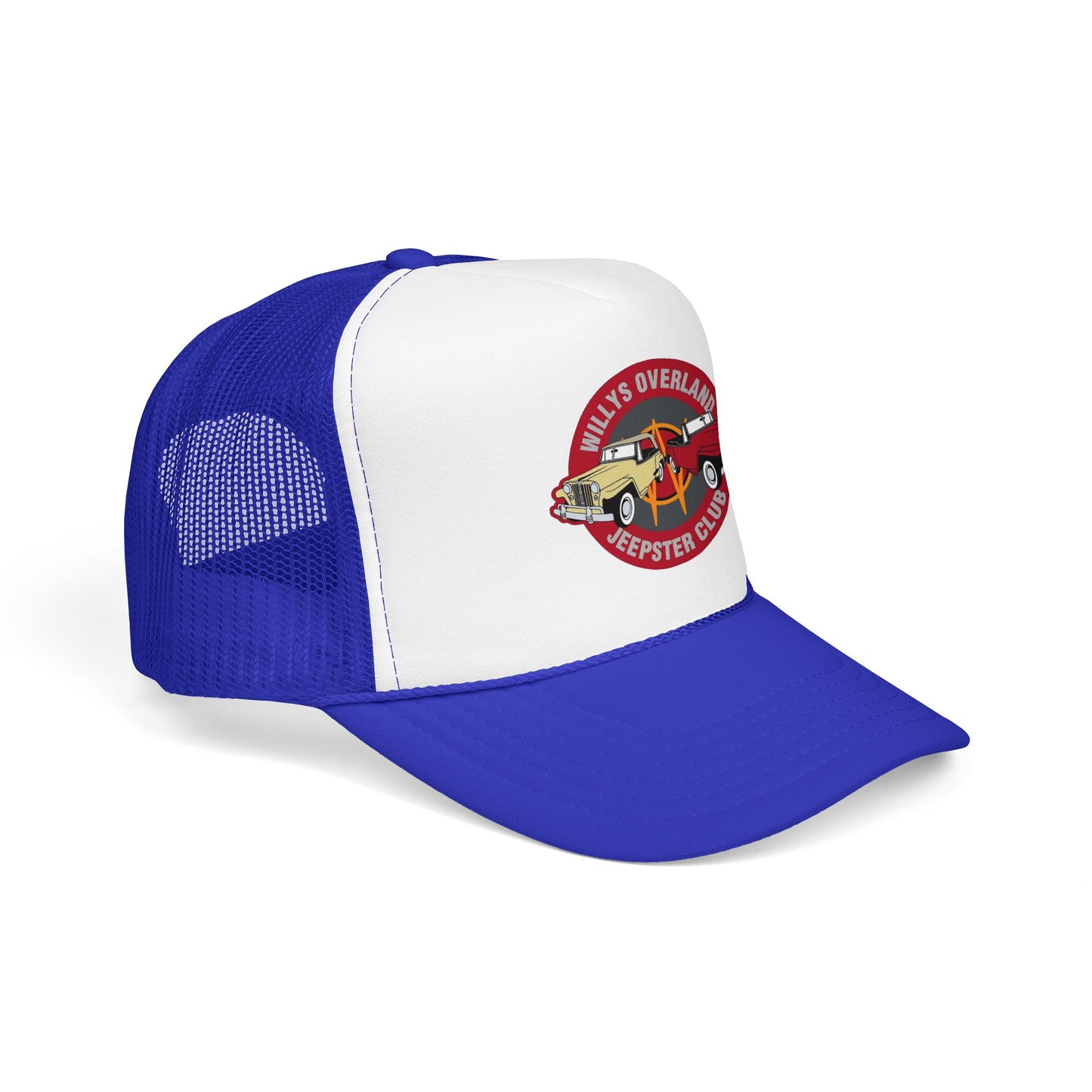 Willys Overland Jeepster Club Printed Trucker Hat
