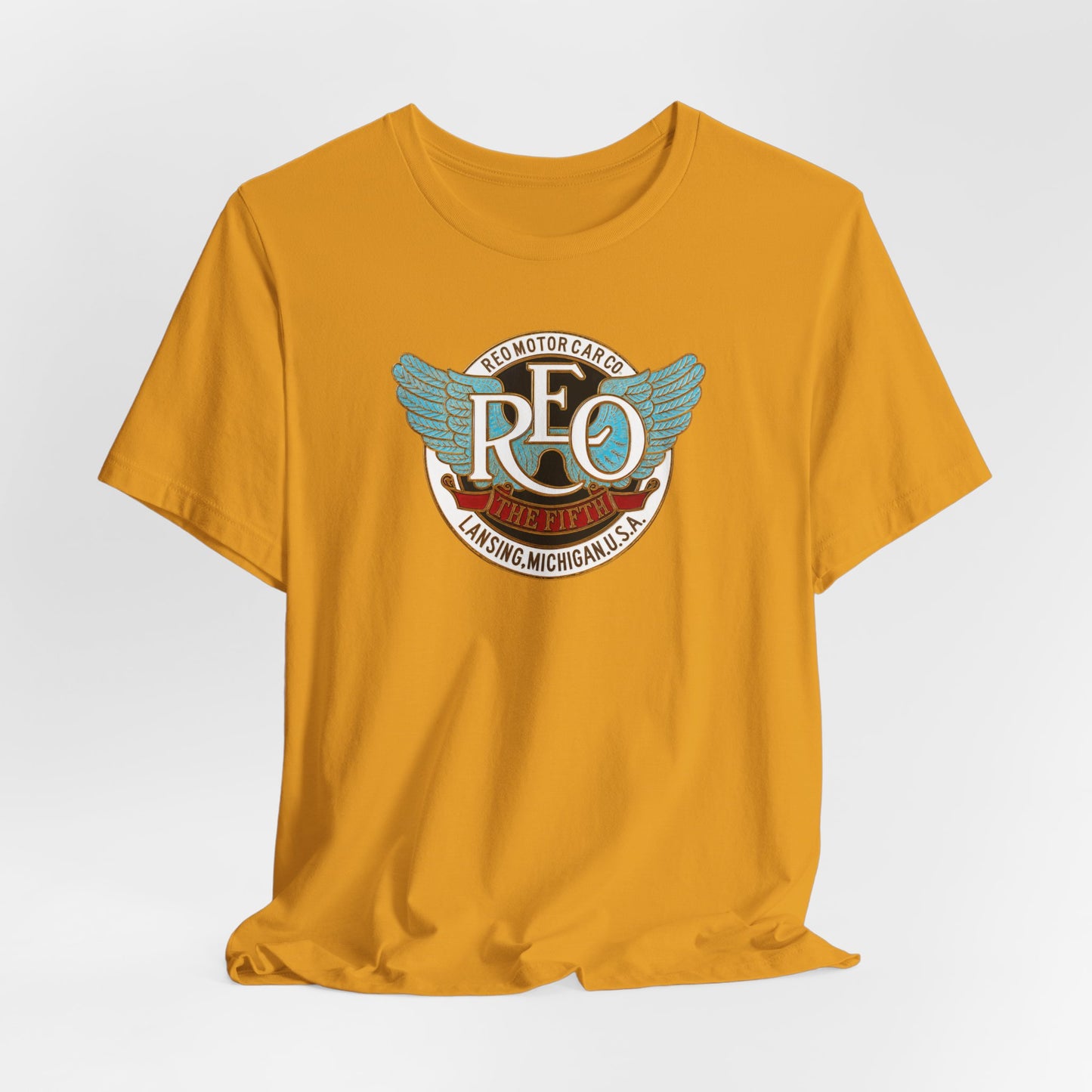 REO The Fifth 1912-1919 T‑Shirt — Retro Motor Club Graphic Tee