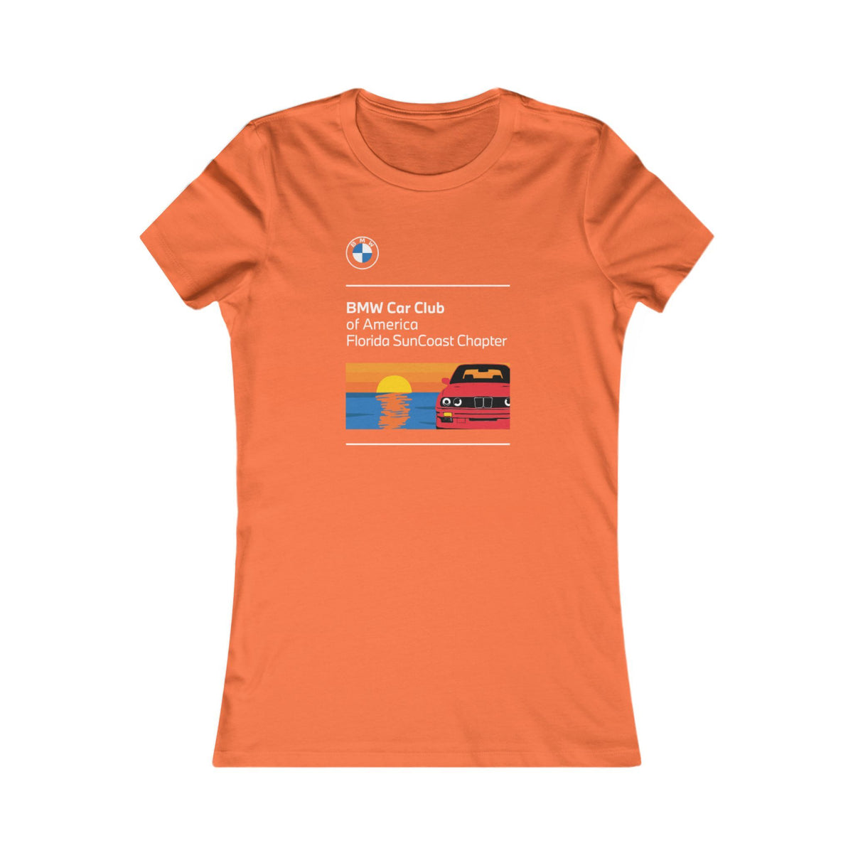 BMW Car Club of America Florida SunCoast Chapter Women's T-Shirt