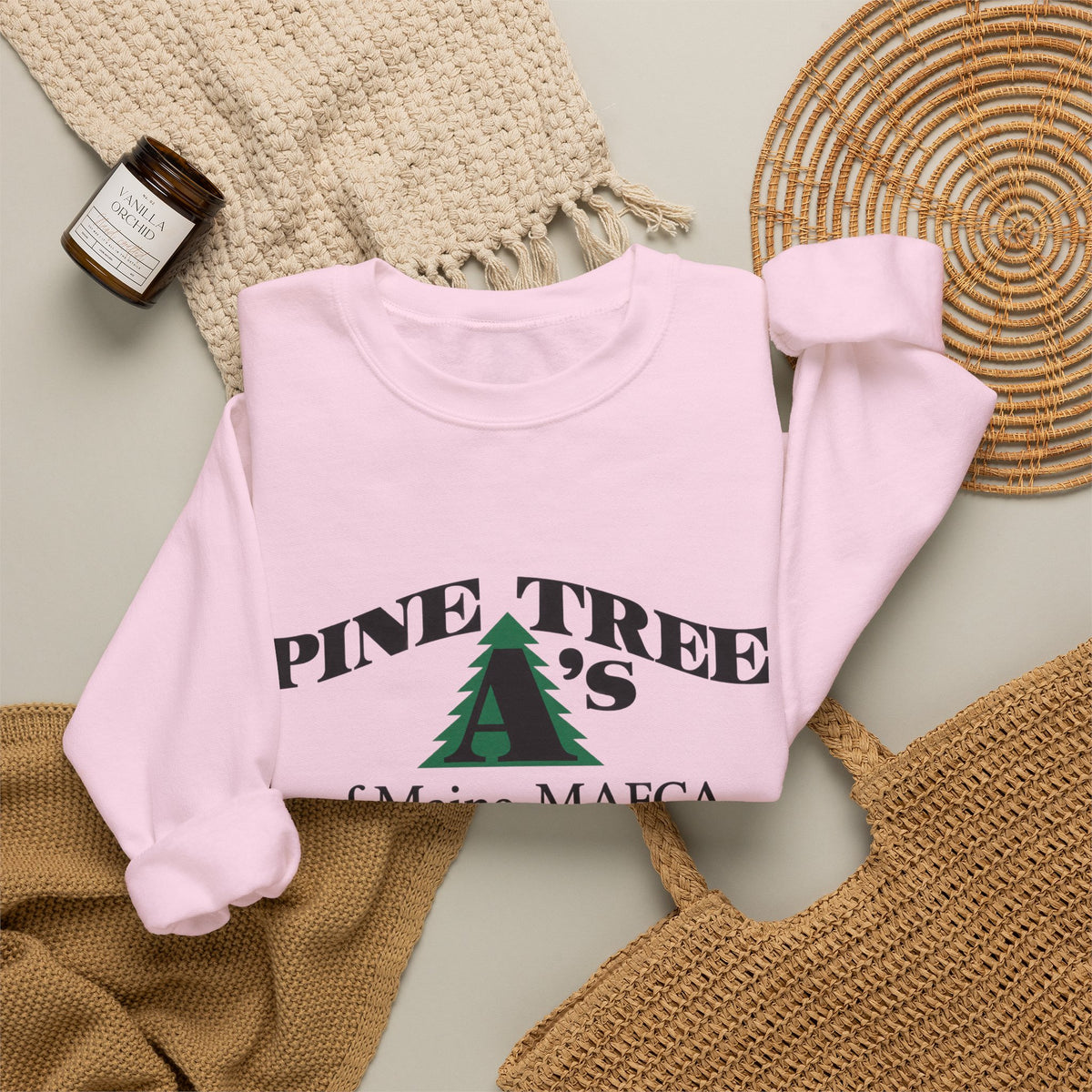 Pine Tree A's of Maine, MAFCA — Unisex Heavy Blend™ Crewneck Sweatshirt