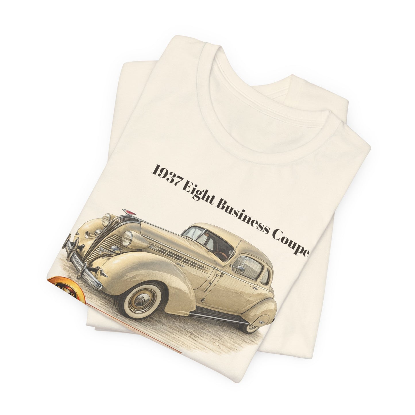 1937 Hudson Eight Business Coupe Vintage Car T-Shirt (JG)