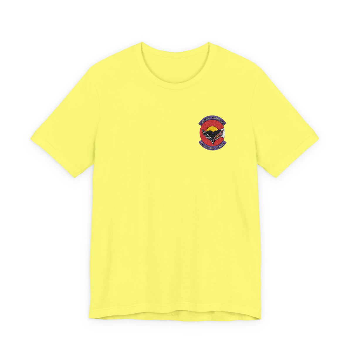 Central Colorado Corvette Club - Embroidered Unisex Soft Style Tee