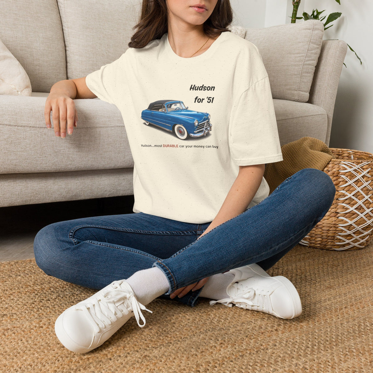 Hudson '51 Classic Car Tee – Unisex Softstyle T-Shirt