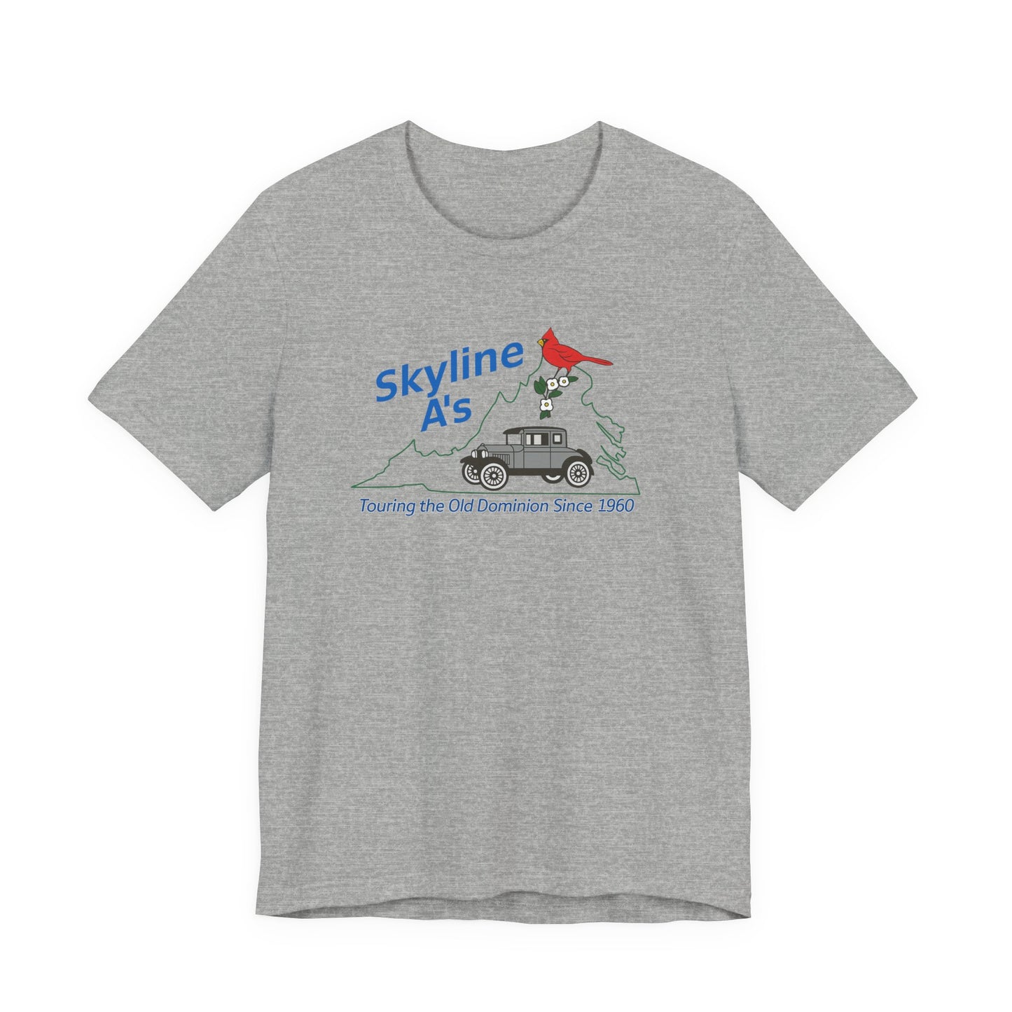 Skyline A's Virginia Roadtrip T-Shirt – "Touring the Old Dominion Since 1960"