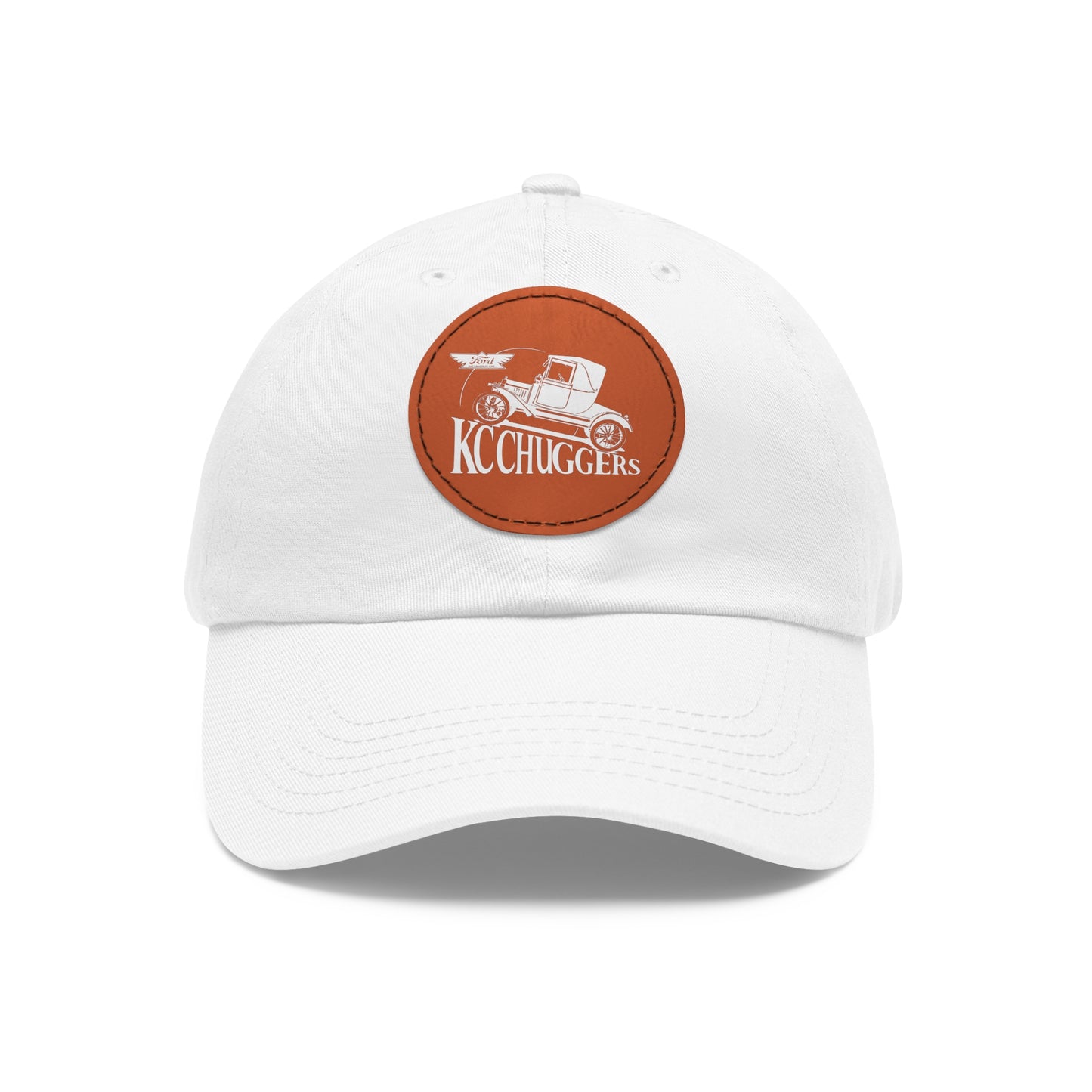 KC Chuggers Dad Hat with Leather Patch (Round)