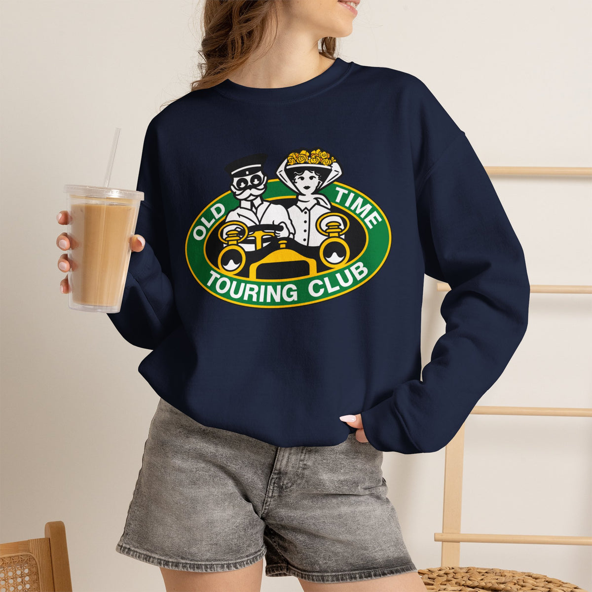 Old Time Touring Club Crewneck Sweatshirt - Unisex Heavy Blend™ Crewneck Sweatshirt