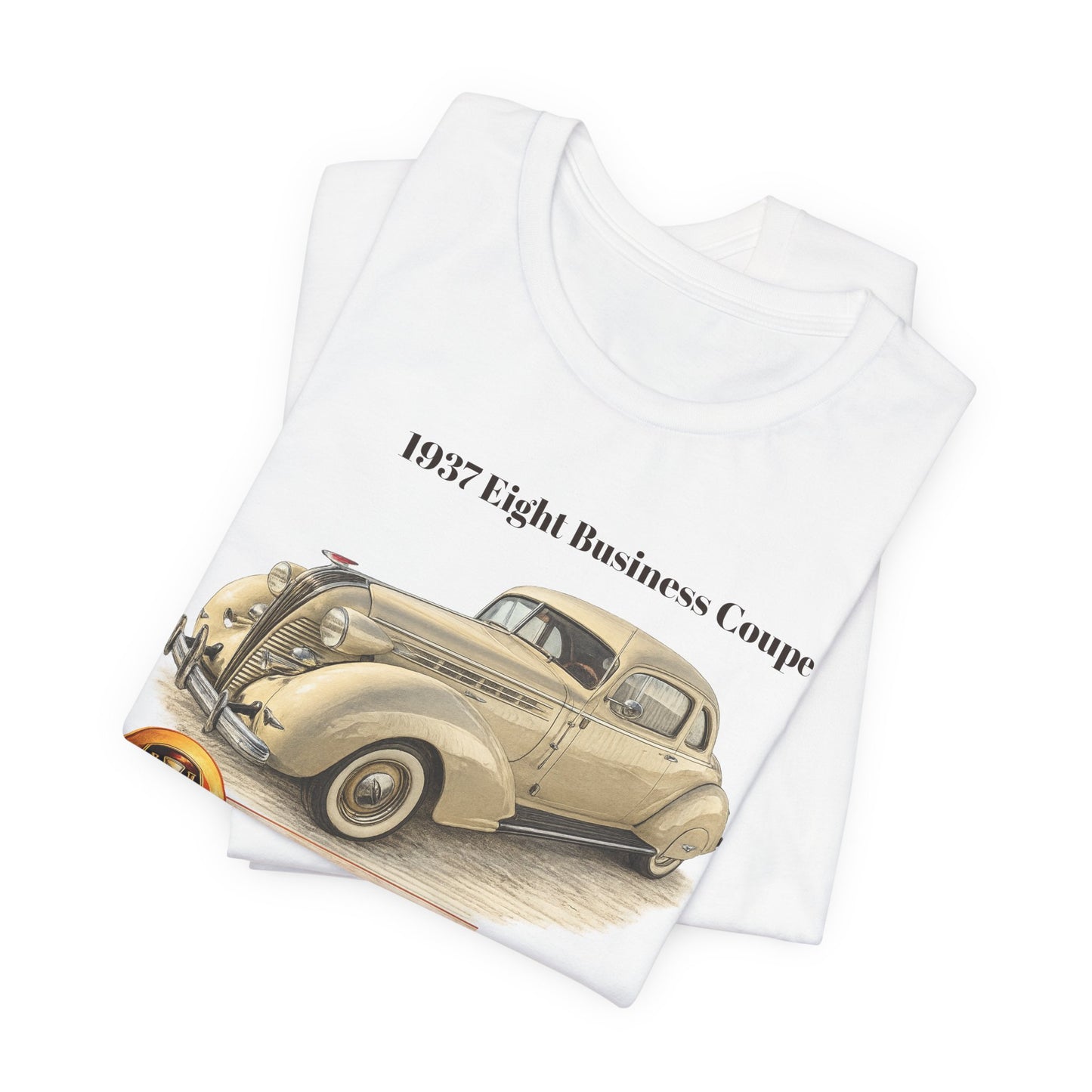 1937 Hudson Eight Business Coupe Vintage Car T-Shirt (JG)