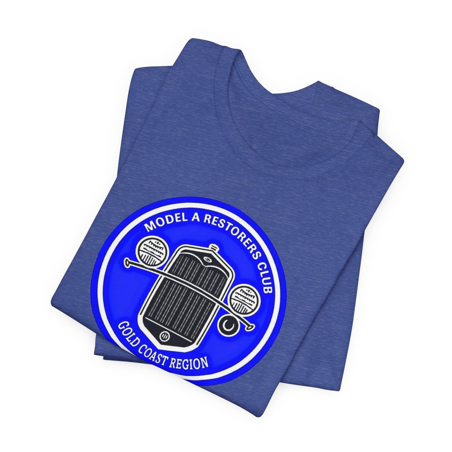 Model A Restorers Club Gold Coast Region T‑Shirt (large logo)