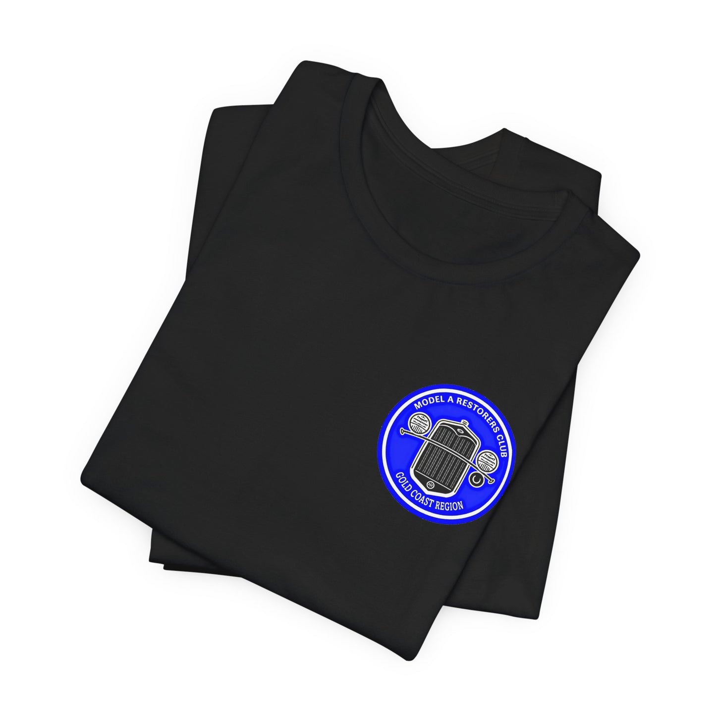 Gold Coast Region Model A Restorers Club T-Shirt (small logo)