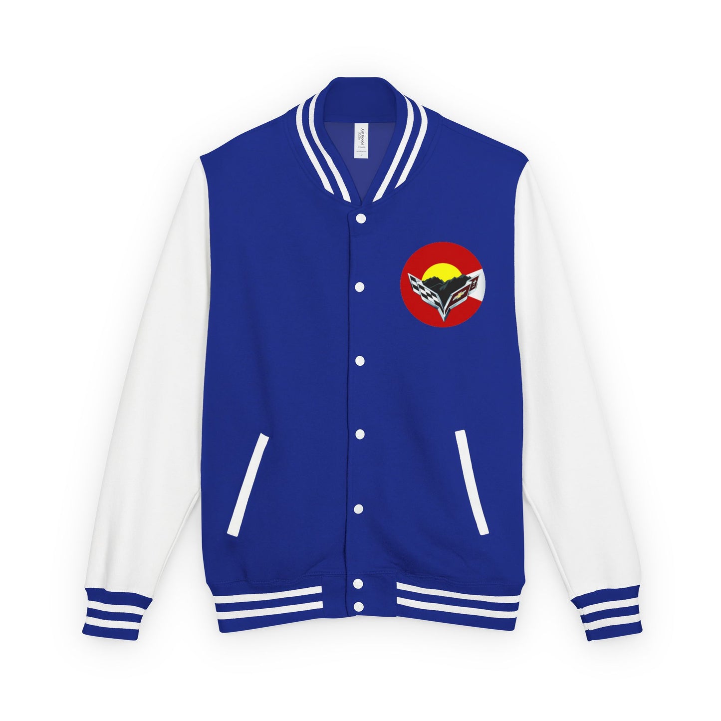 Central Colorado Corvette Club Varsity Letterman Jacket - Printed