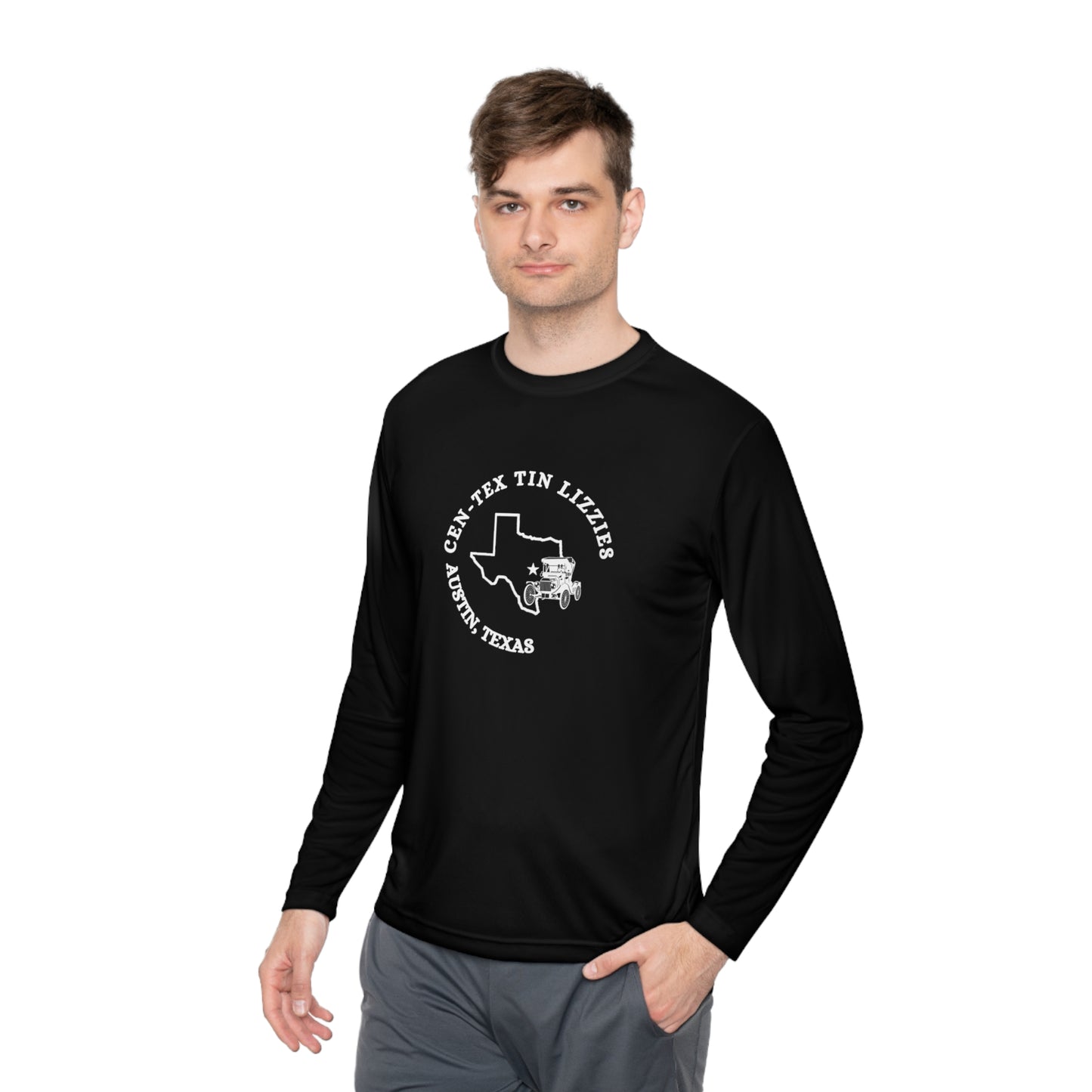 Cen-Tex Tin Lizzies (front and back logo) Unisex Lightweight Long Sleeve Tee