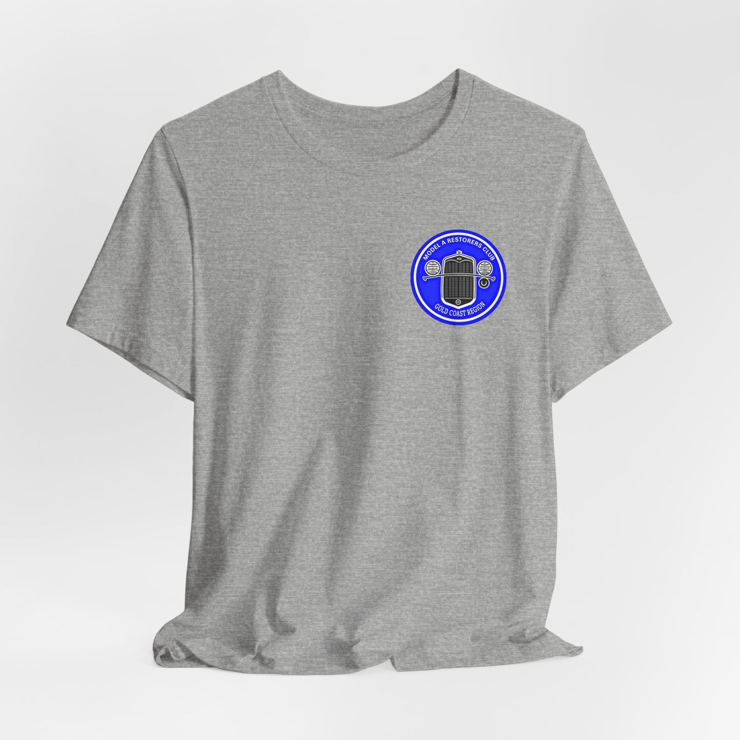 Gold Coast Region Model A Restorers Club T-Shirt (small logo)