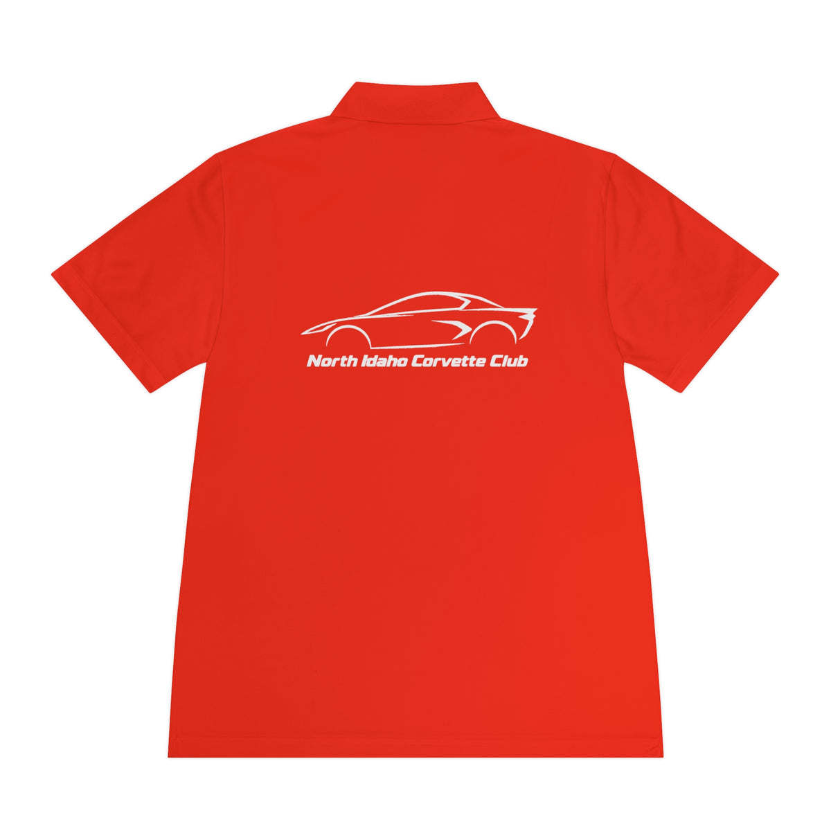North Idaho Corvette Club Performance Polo with Front and Back Logos