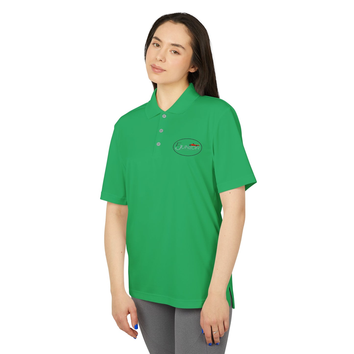 F Junior Historic N. America Performance Polo Shirt — Logo Embroidered