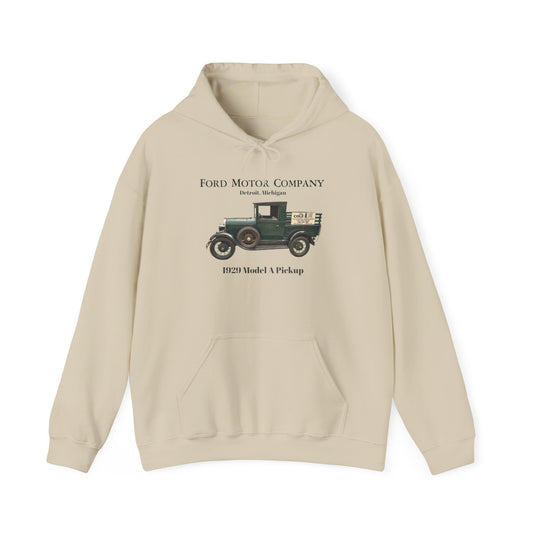 Model T Pickup Hoodie — Ford Motor Company Vintage 1929 Truck Sweatshirt