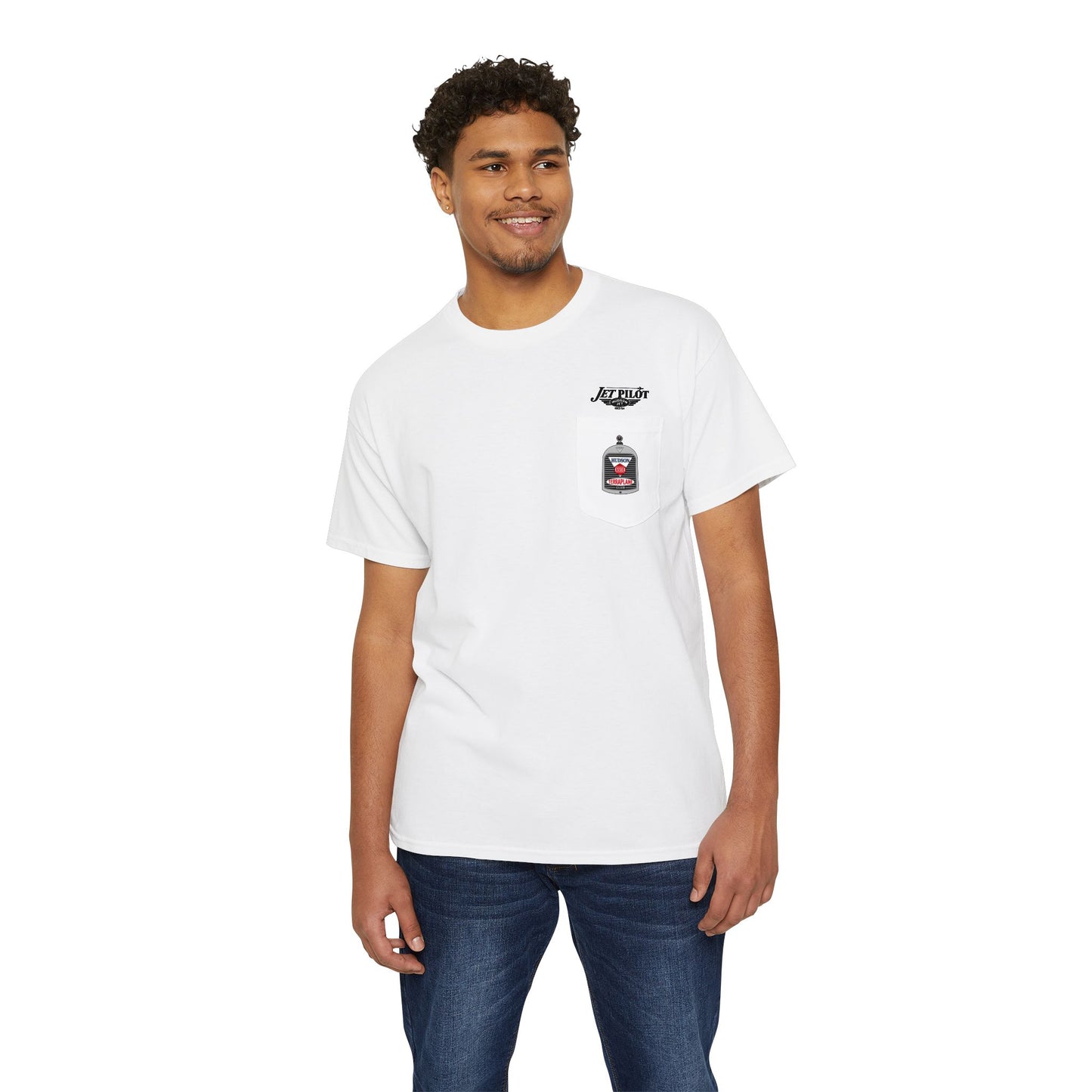 Hudson Essex Terraplane Club "Jet Pilot" Pocket Tee