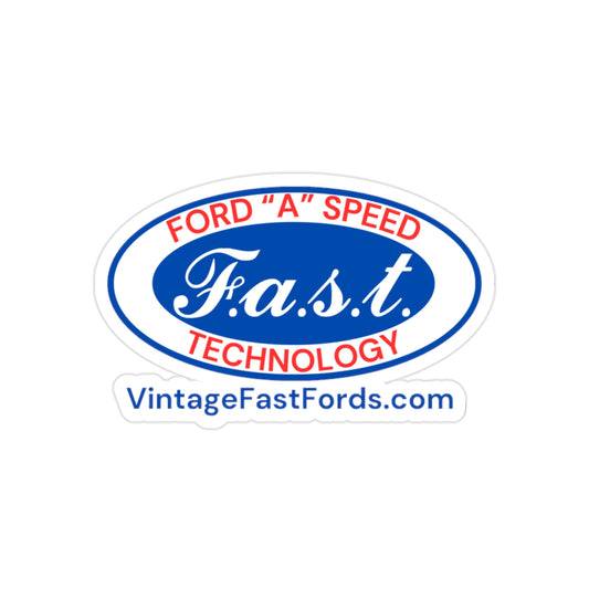 F.A.S.T. Die-Cut Outdoor Sticker