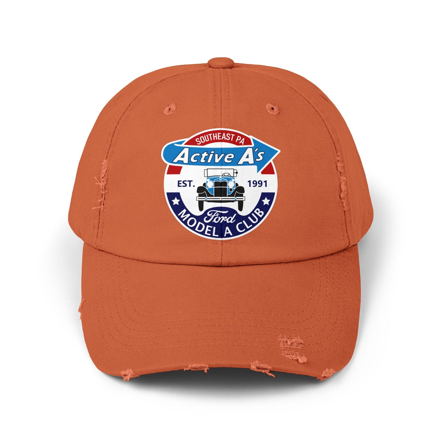 Active A's Ford Model A Club Distressed Cap (Printed)
