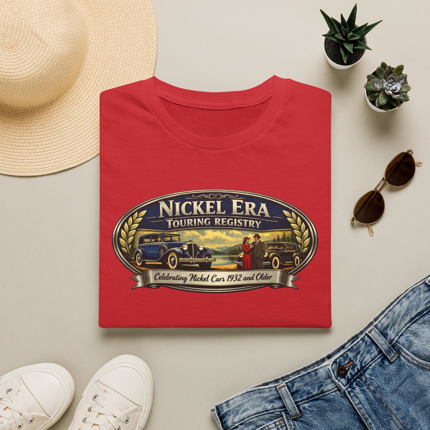 Nickel Era Touring Registry Tee — Celebrating Model Cars 1932 and Older