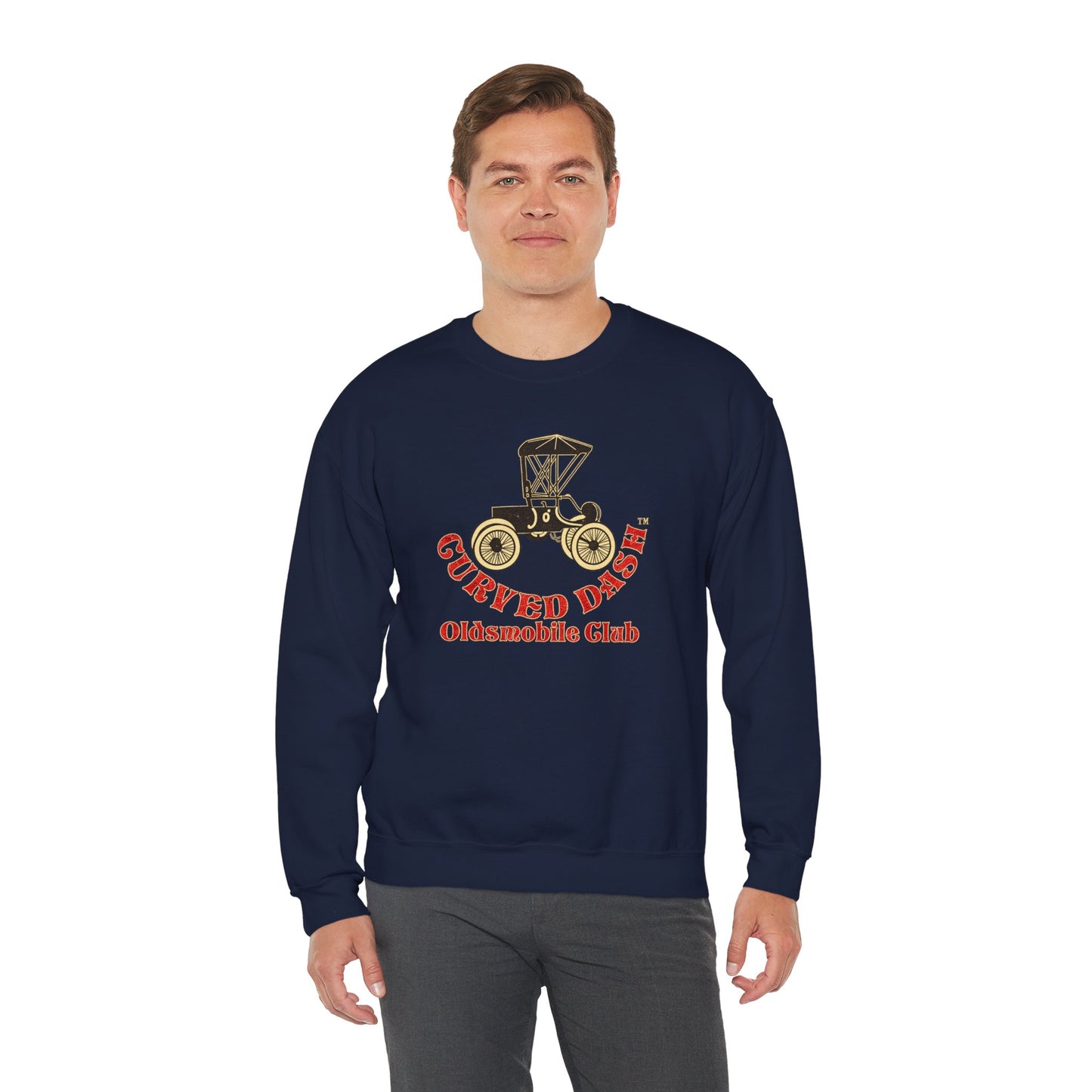 Curved Dash Oldsmobile Club Crewneck Sweatshirt