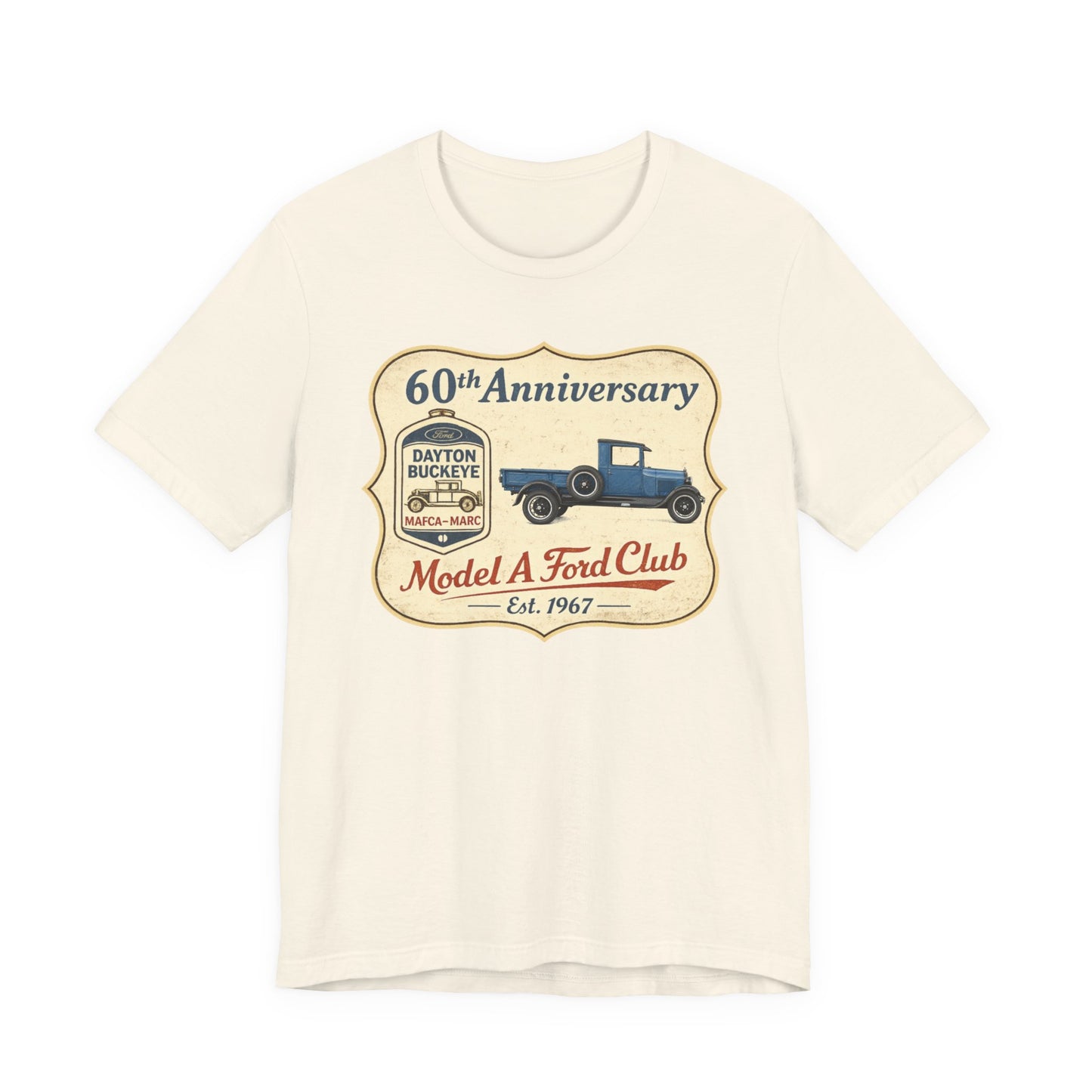 Dayton Buckeye Model A Ford Club 60th Anniversary Tee (RBS)