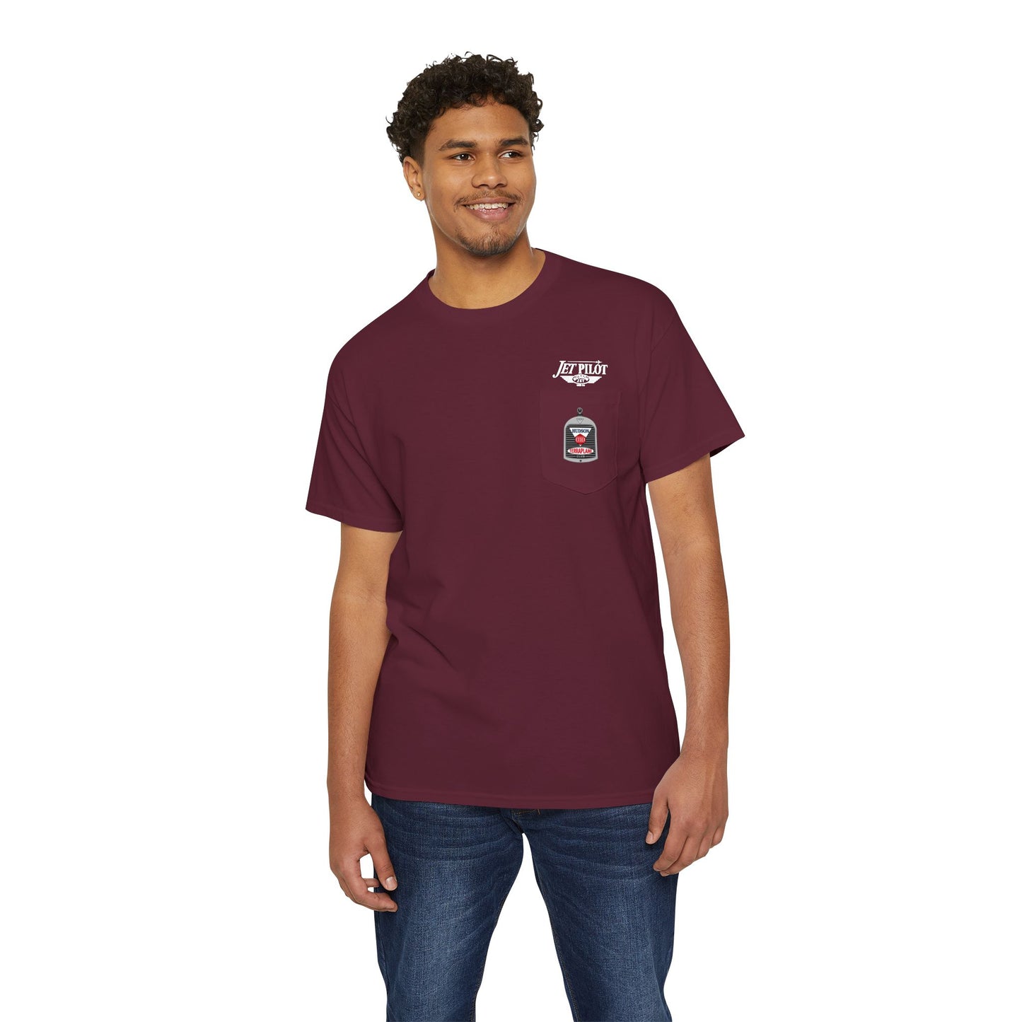 Hudson Essex Terraplane Club "Jet Pilot" Pocket Tee