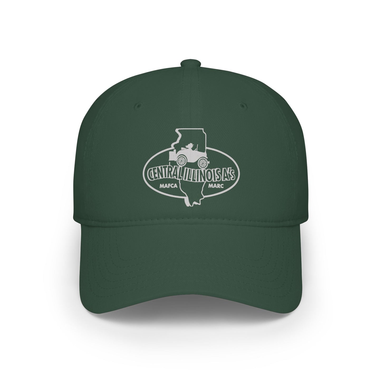Central Illinois A's Low Profile Baseball Cap – Vintage State Logo Hat