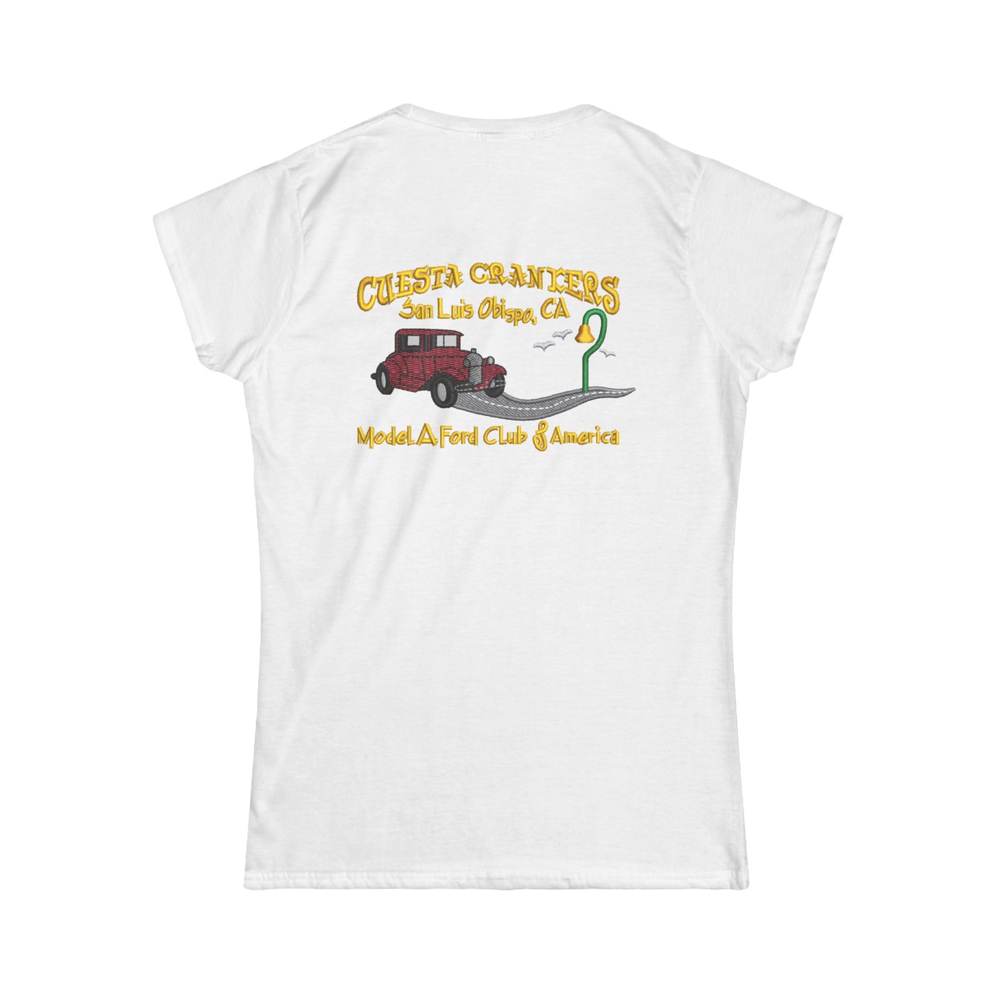 Cuesta Crankers MAFCA (front and back logo) Women's Softstyle Tee