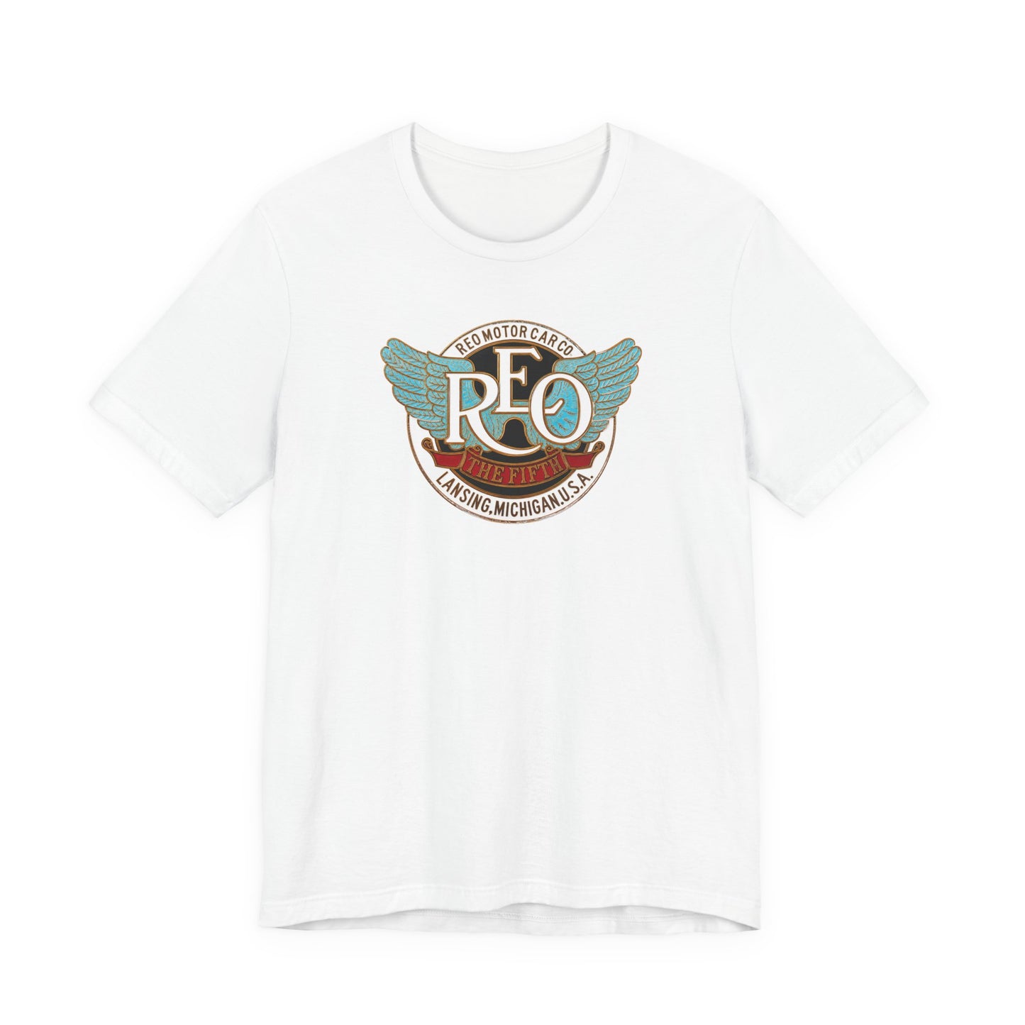 REO The Fifth 1912-1919 T‑Shirt — Retro Motor Club Graphic Tee