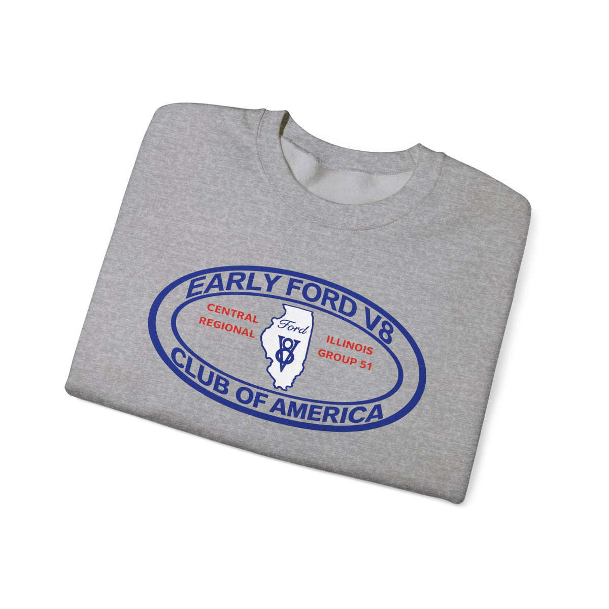 Central Illinois Early Ford V8 Unisex Heavy Blend™ Crewneck Sweatshirt