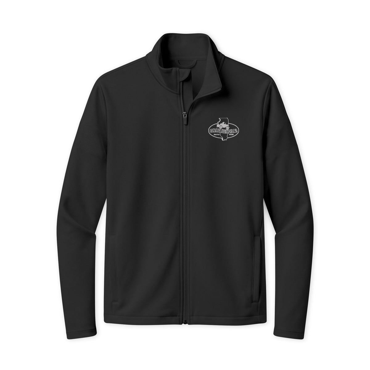 Central Illinois A's Travel Full-Zip Jacket - Front and Back Logos