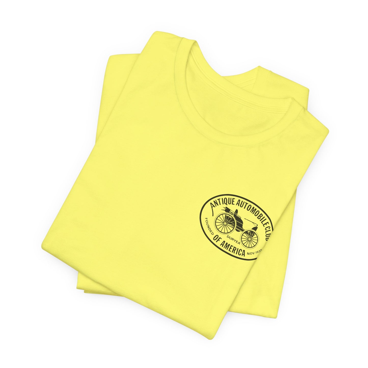 Shenandoah Region AACA Winchester VA Tee - Small AACA Logo Front and Large Shenandoah Region AACA Logo on Back