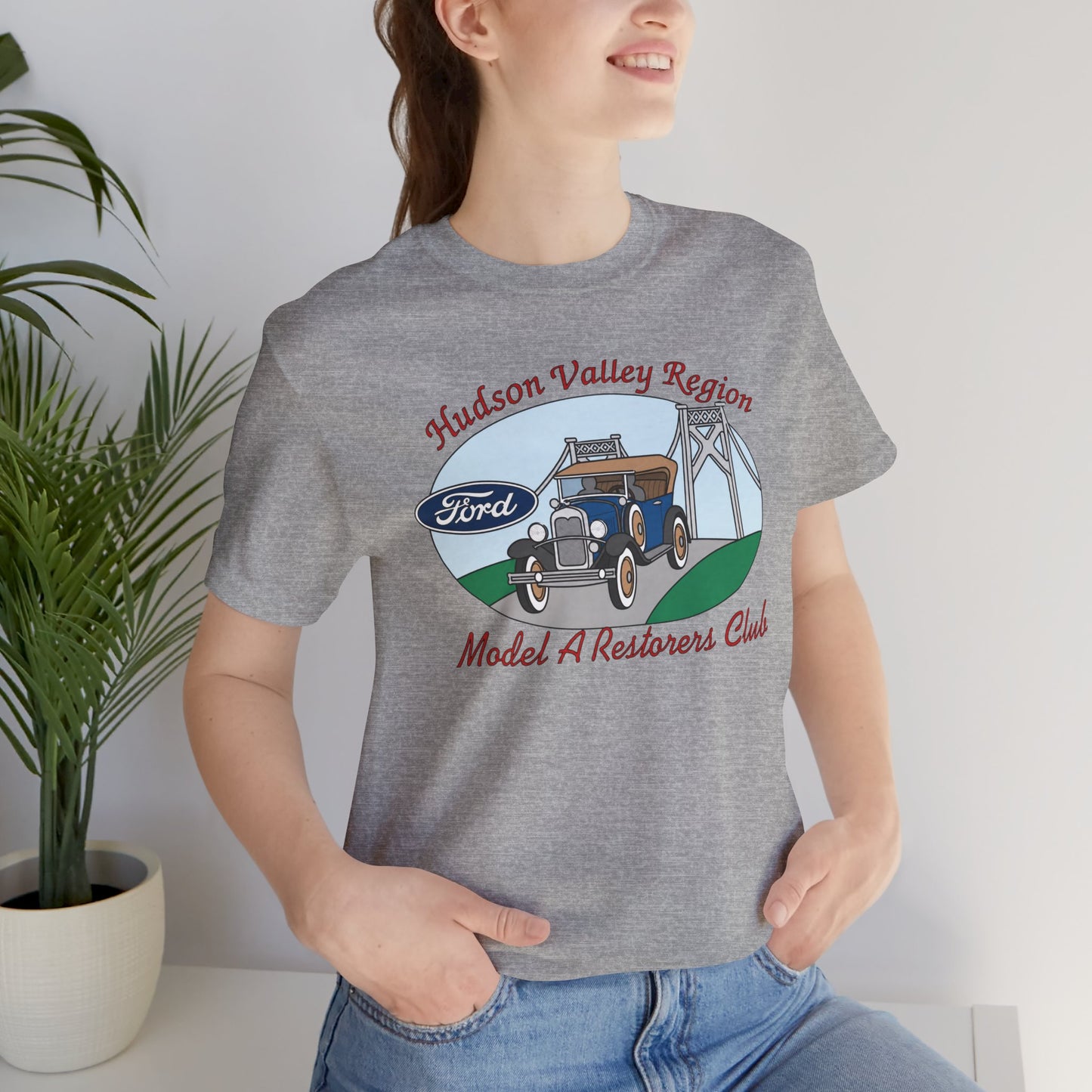 Hudson Valley Region Model A Restorers Club T‑Shirt — Hudson Valley Region Vintage Ford Tee