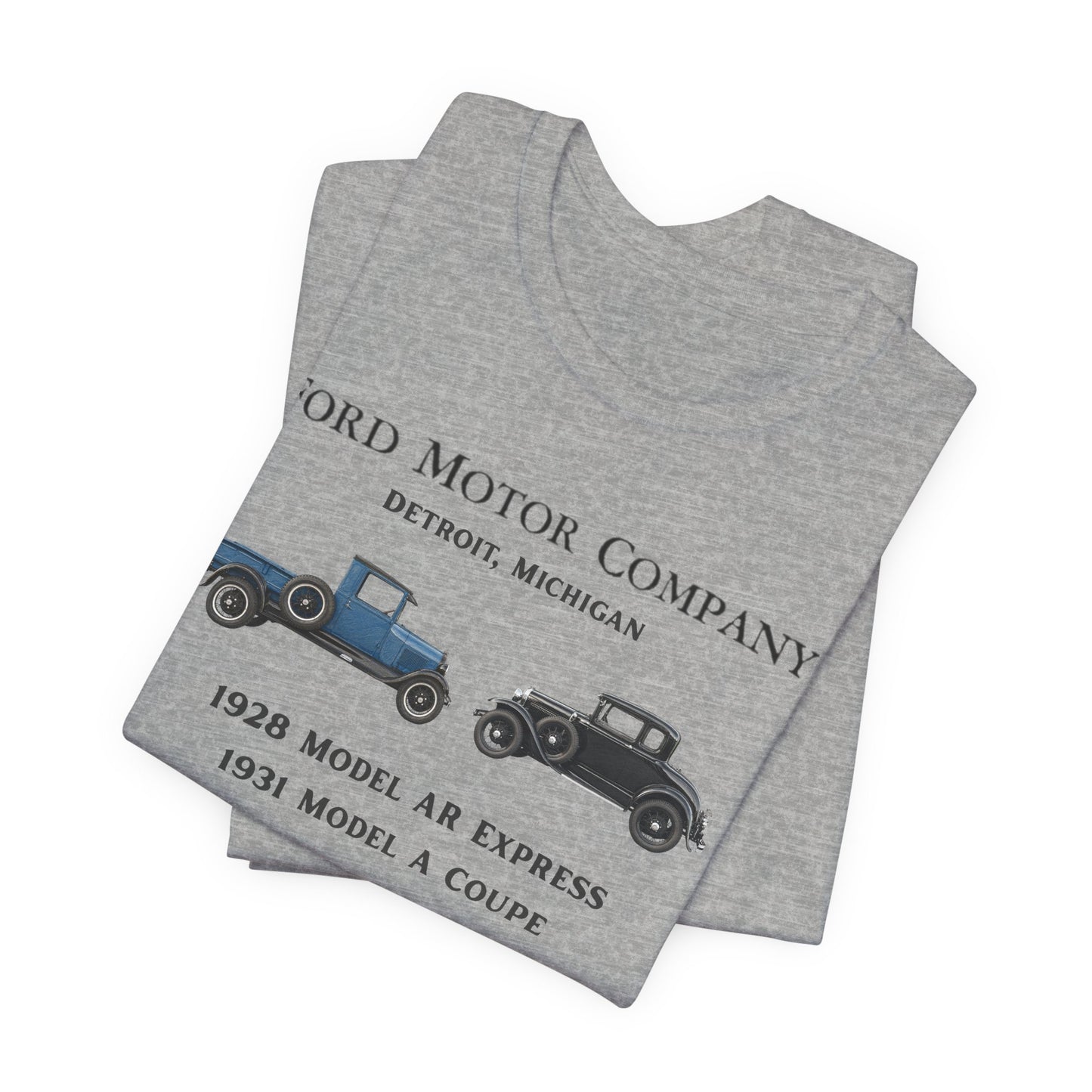 1928 Model AR & 1931 Coupe Classic Car T-Shirt (RBS)