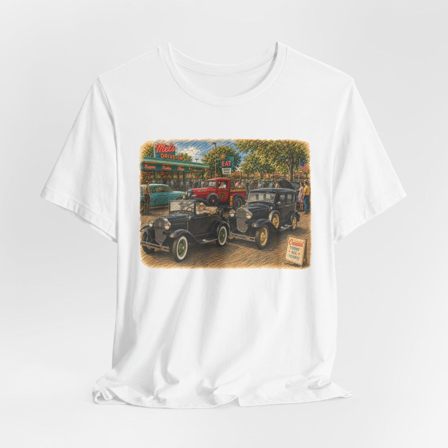 Mel's Drive-In (LTG) - Unisex Jersey Short Sleeve Tee