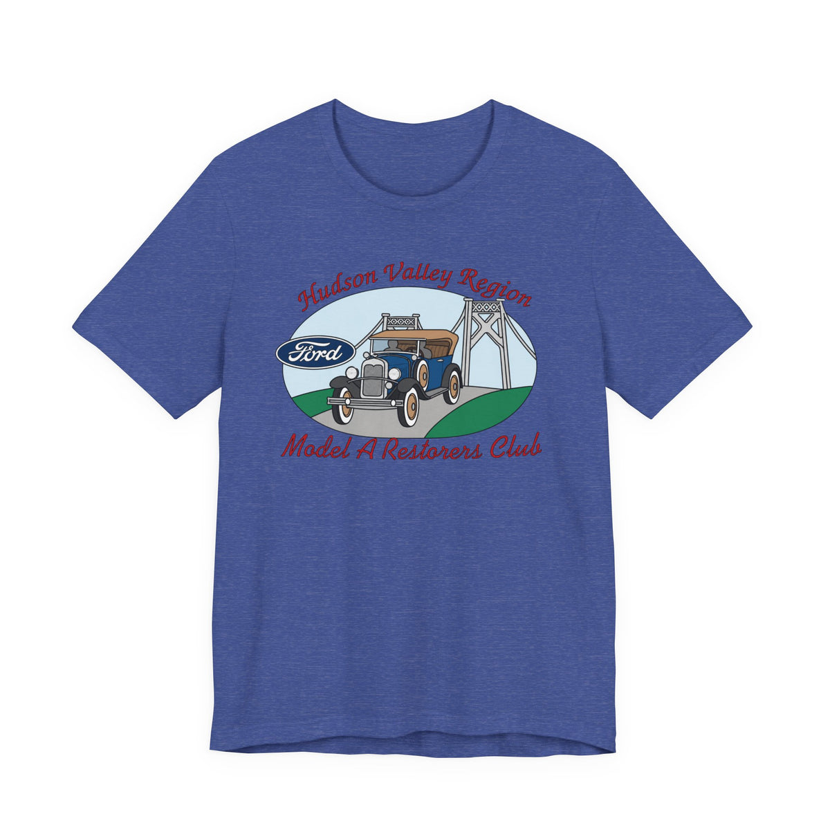 Hudson Valley Region Model A Restorers Club T‑Shirt — Hudson Valley Region Vintage Ford Tee