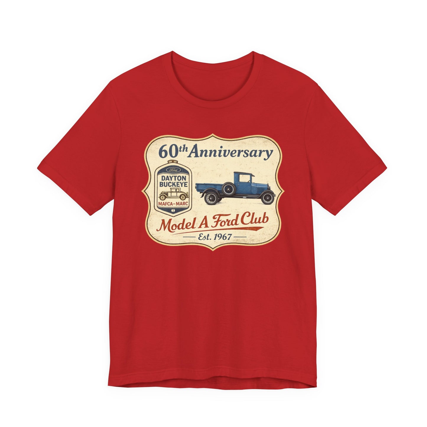 Dayton Buckeye Model A Ford Club 60th Anniversary Tee (RBS)