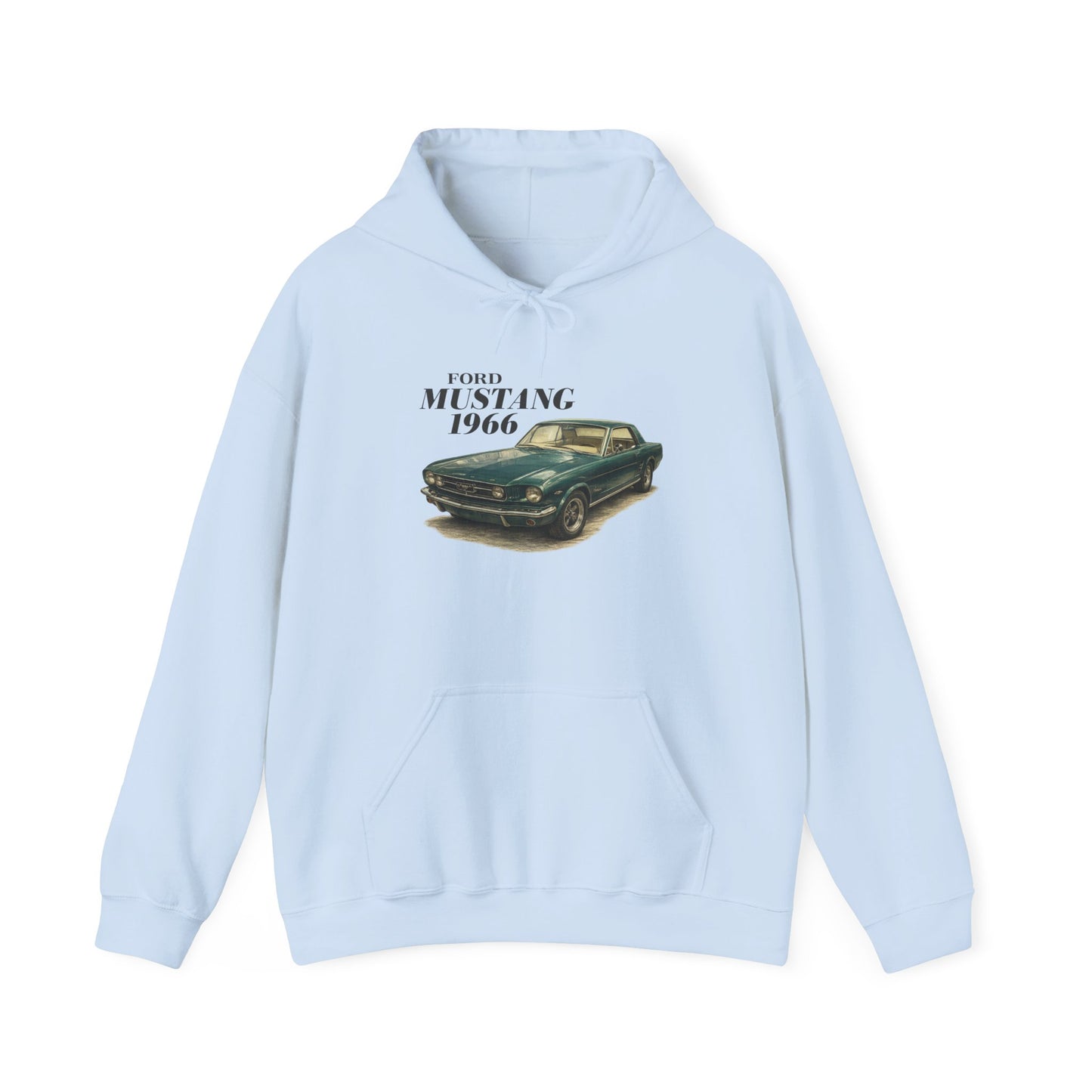 1966 Ford Mustang Vintage Car Hoodie — (Rick C)