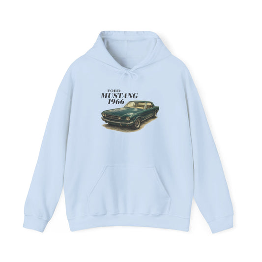 1966 Ford Mustang Vintage Car Hoodie — (Rick C)