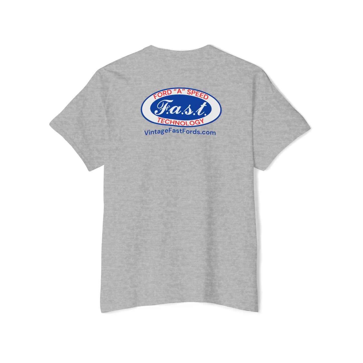 F.A.S.T. Pocket Tee (front and back logo) - Unisex Heavy Cotton T-Shirt