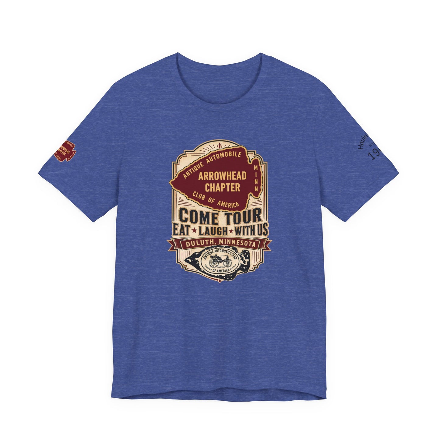 Arrowhead Chapter Tee — "Come Tour, Eat Laugh With Us" Vintage Club Shirt