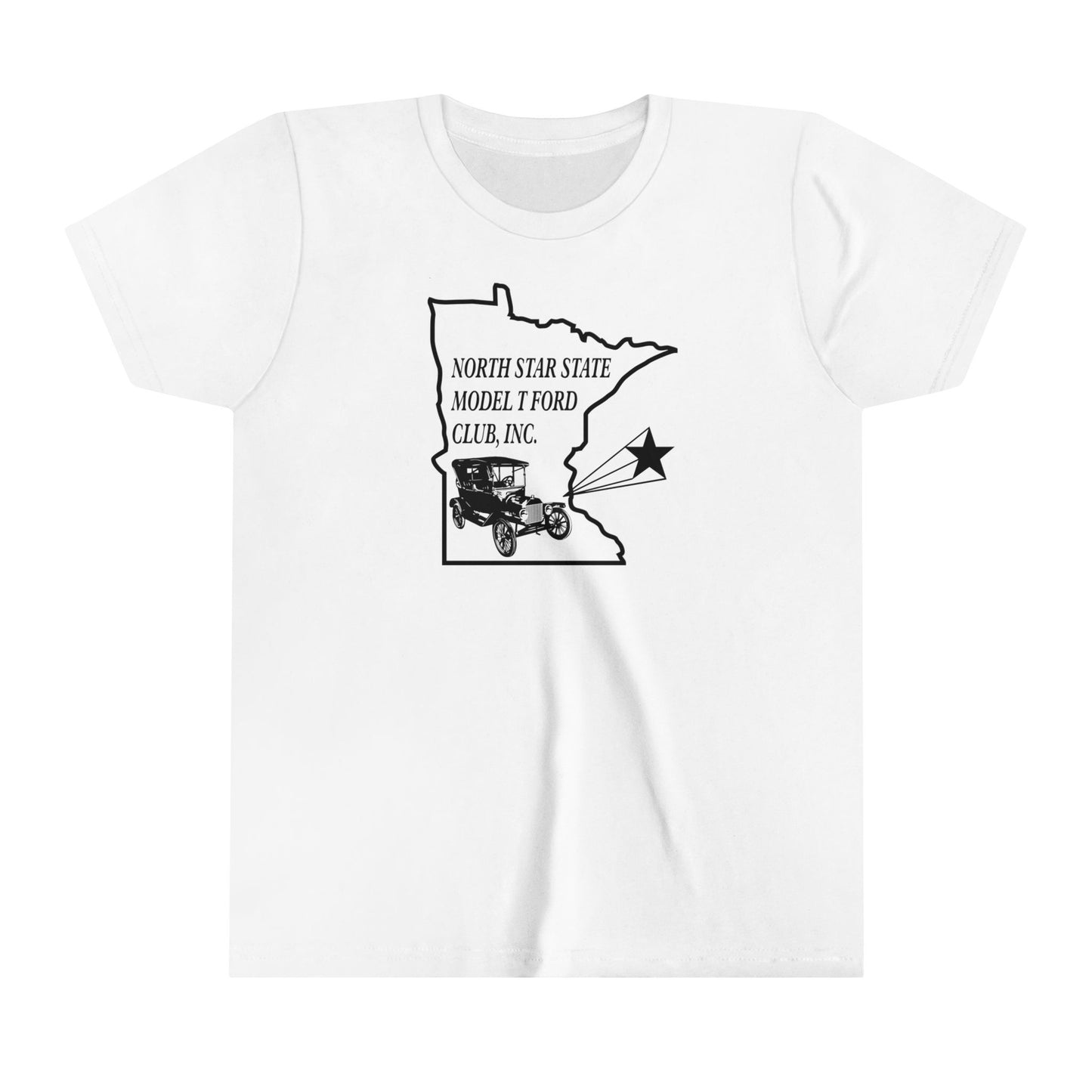 North Star State Model T Ford Club, Inc. Youth Short Sleeve Tee