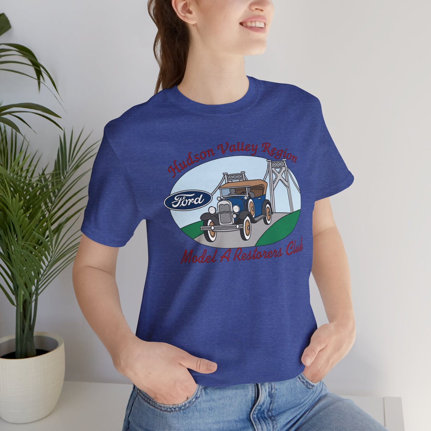 Hudson Valley Region Model A Restorers Club T‑Shirt — Hudson Valley Region Vintage Ford Tee