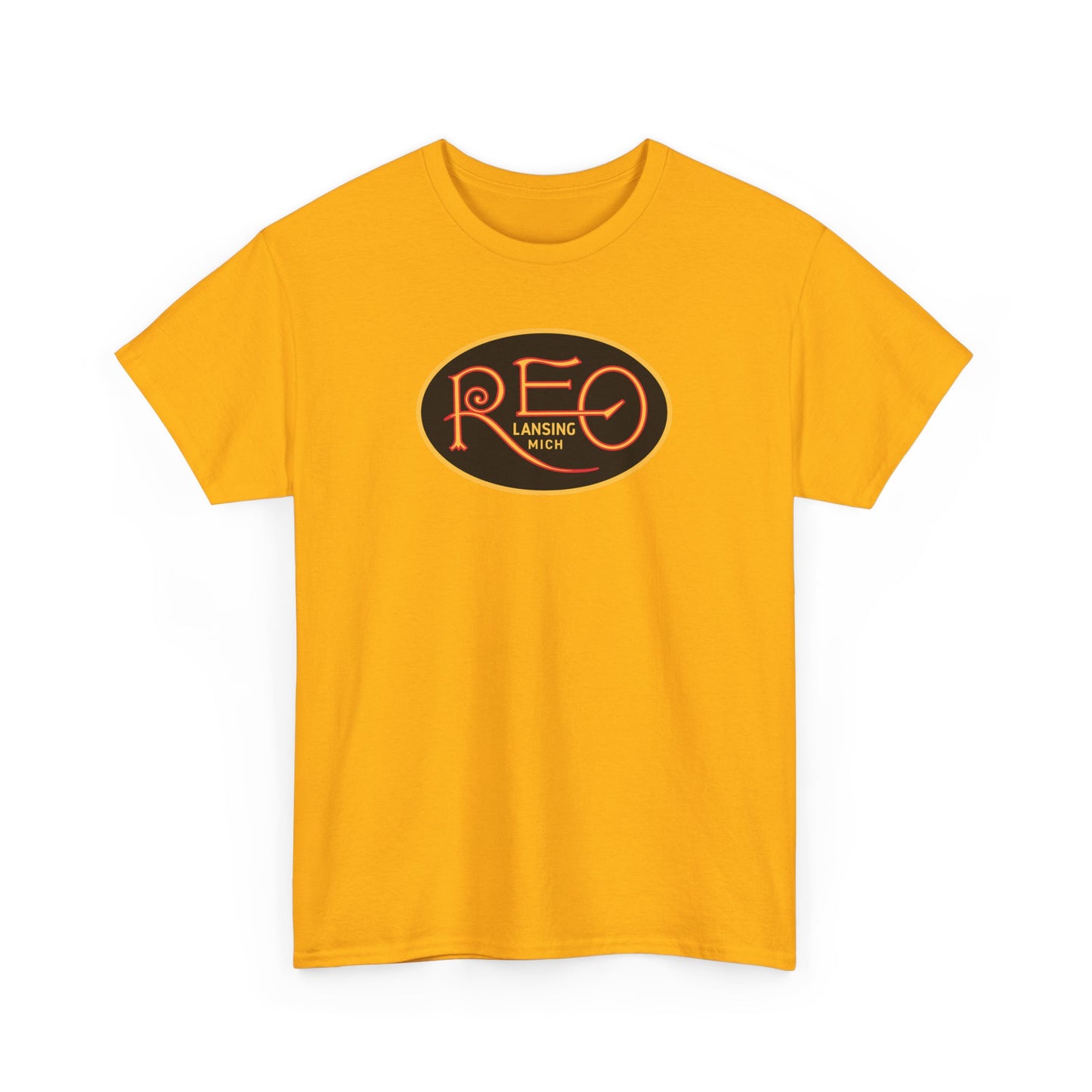 REO Logo T‑Shirt — Vintage Oval Graphic Tee