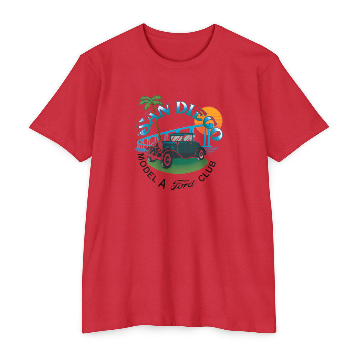 San Diego Model A Ford Club T-Shirt — XS to 5XL