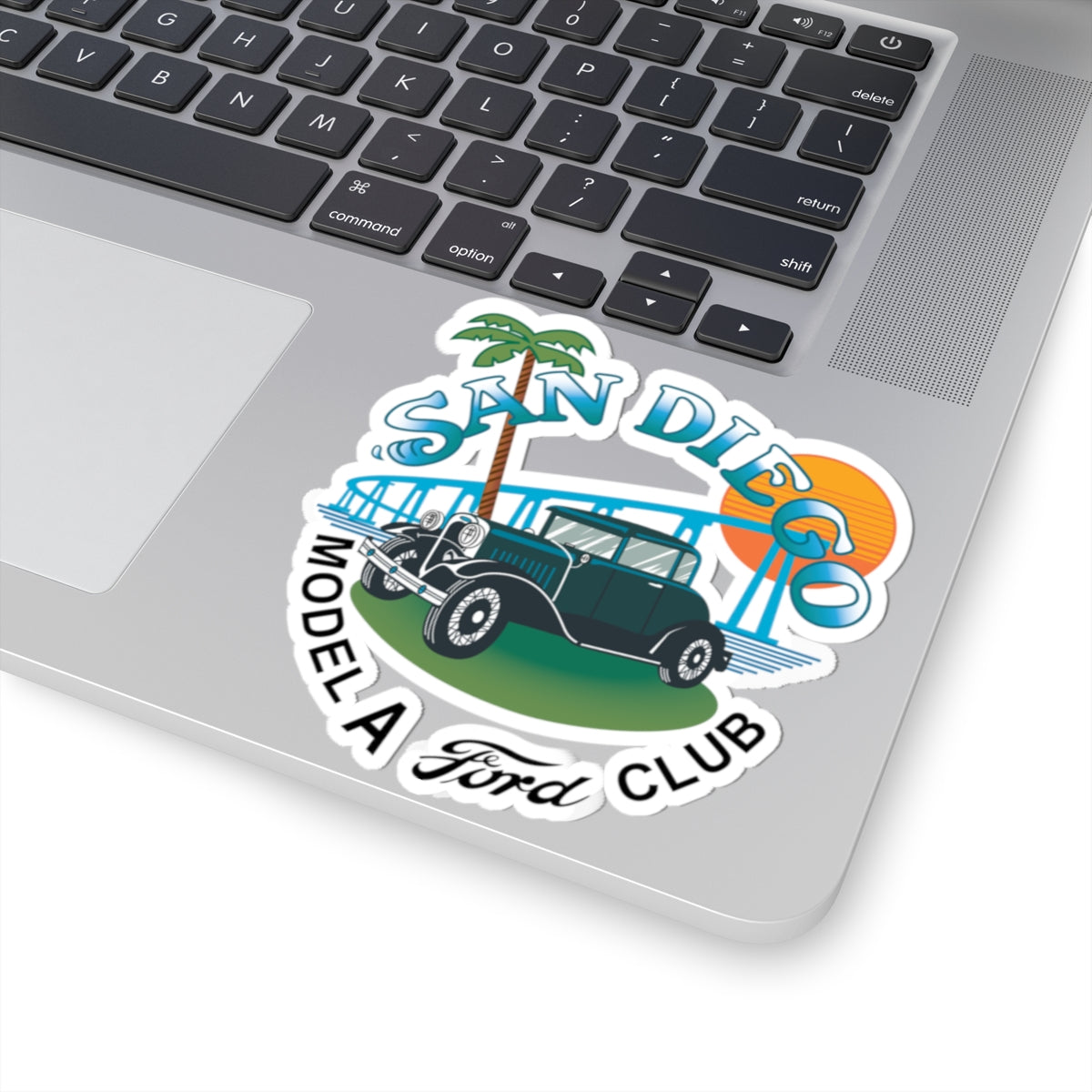 San Diego Model A Ford Club Kiss-Cut Sticker - Great for Windshields