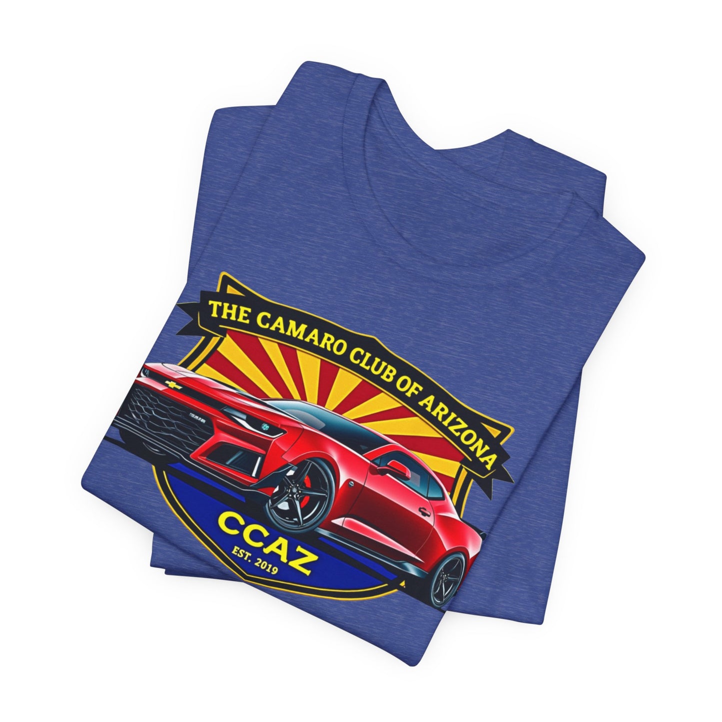 Camaro Club of Arizona T-Shirt – CCAZ Red Camaro Graphic Tee